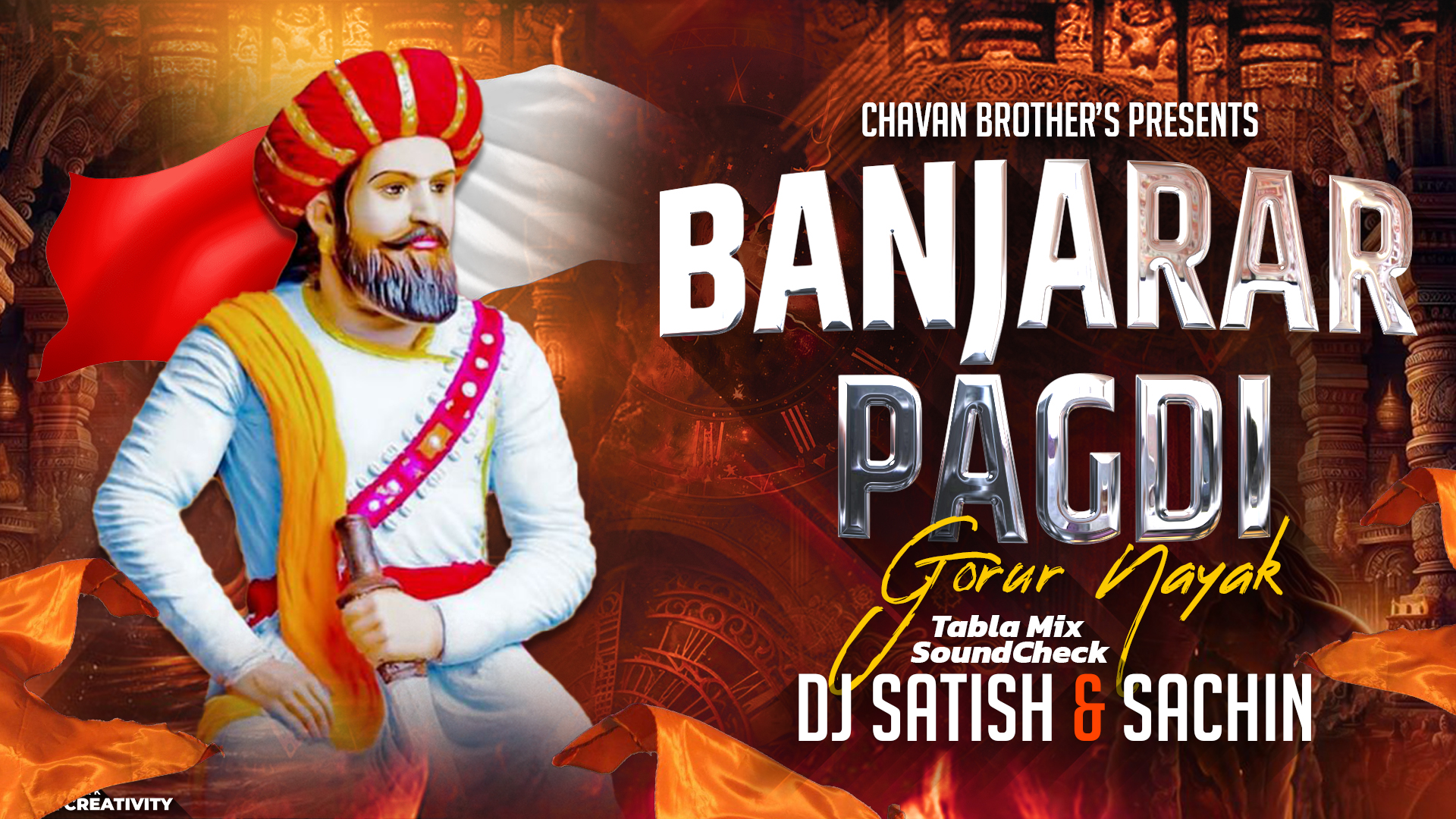 Banjarar Pagdi Gorur Nayak – Tabla Mix SoundCheck – Dj Satish And Sachin